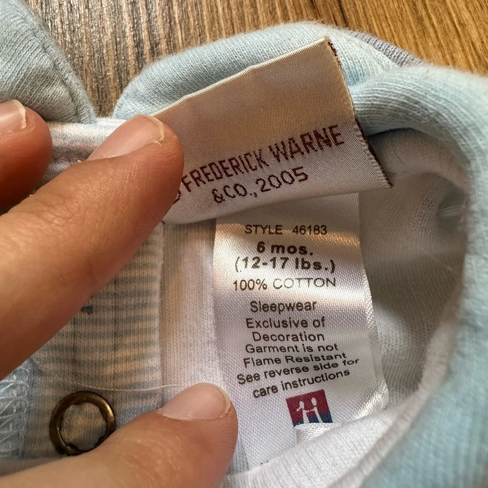 Charming Light Blue Baby Bodysuit with Collar